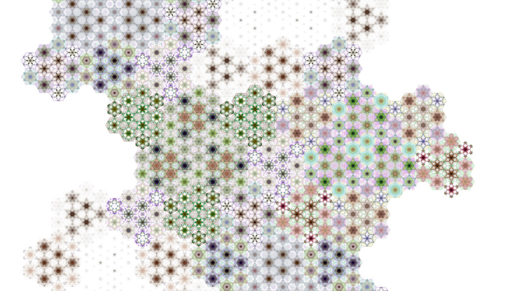 Hexagon I – Ensemble, 173 by 100cm